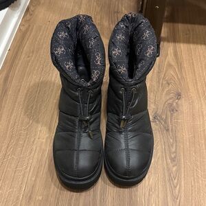 GUESS Leeda Padded Ankle Boot in Black